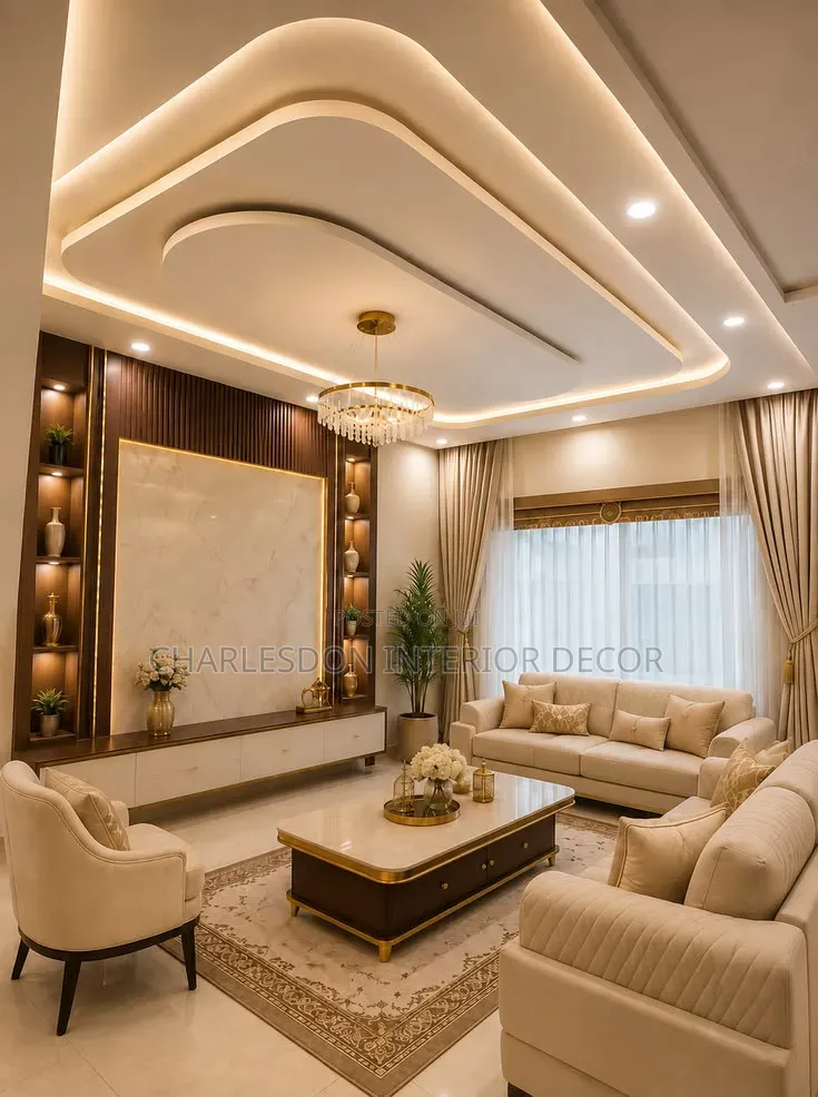 Best Profit Light With P O P Cement Ceiling