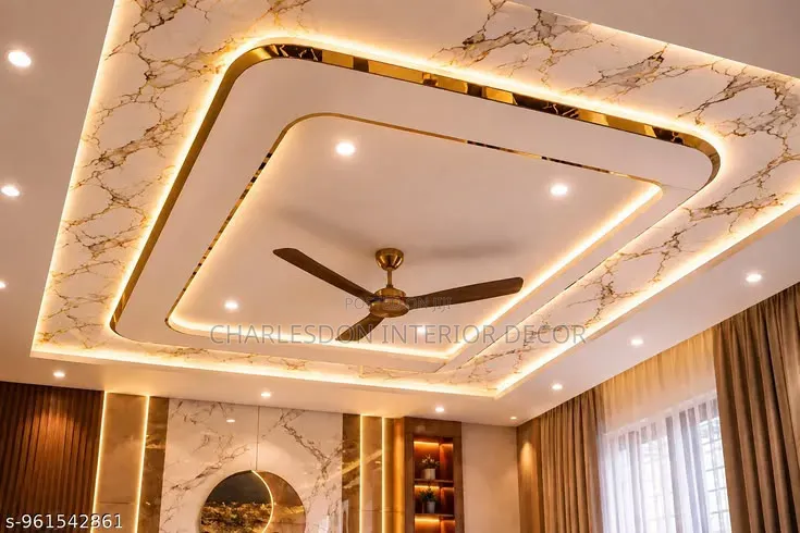 Best Profit Light With P O P Cement Ceiling