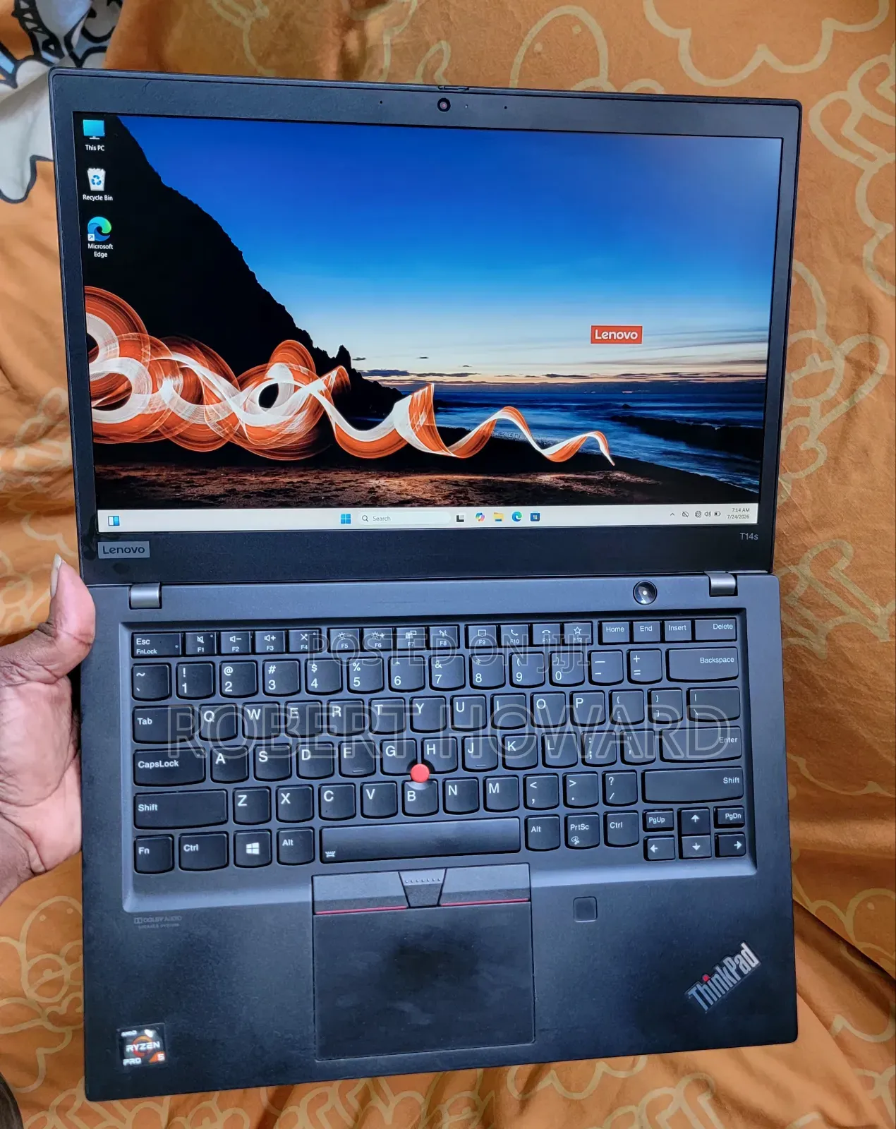 Laptop Lenovo ThinkPad T14s Gen 1 8GB AMD Ryzen 5 SSD 512GB