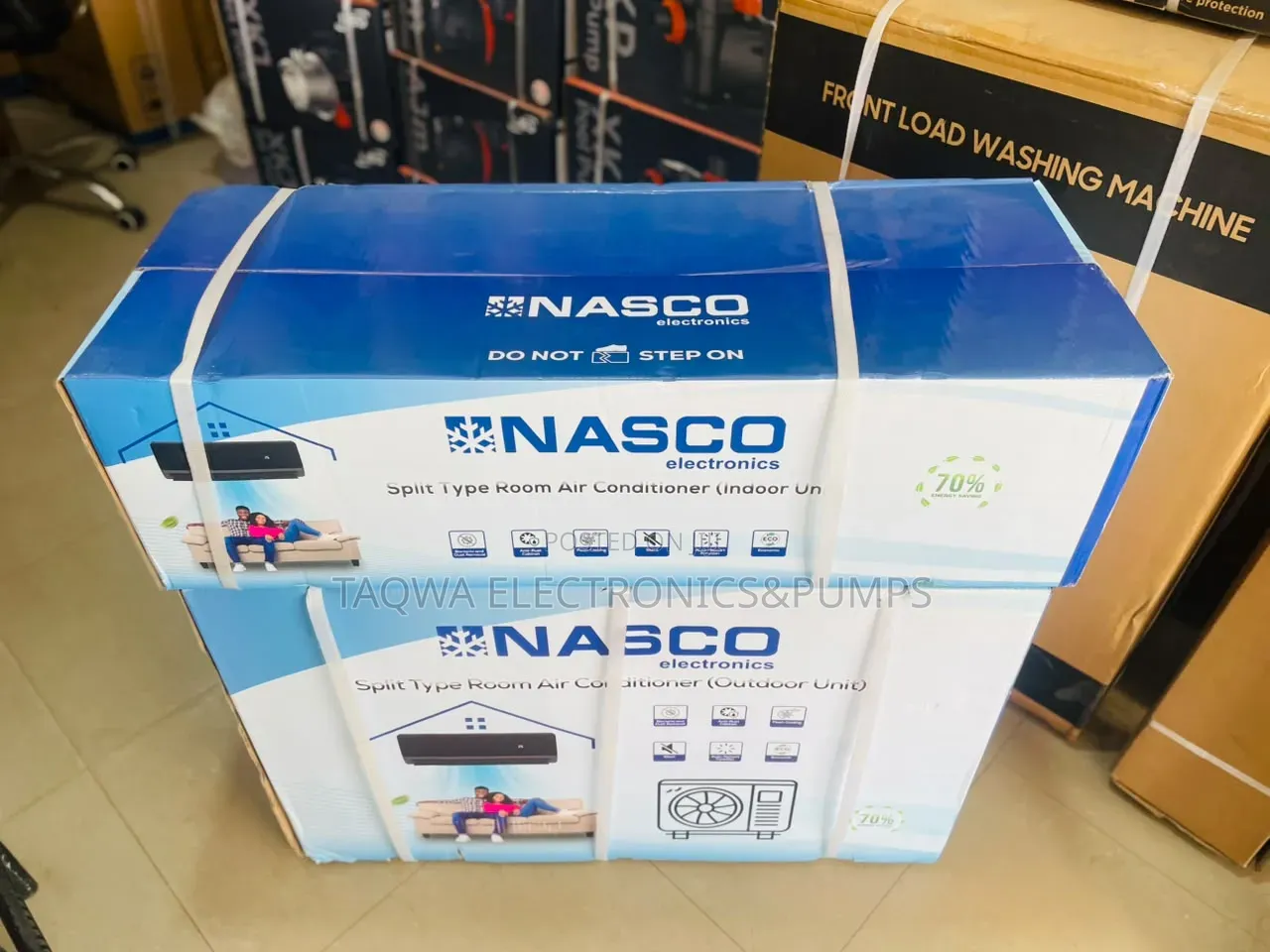 Black Rebust Nasco 1.5hp Black Air Conditioner