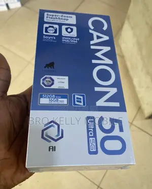 New Tecno Camon 50 Ultra 512 GB Black