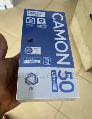 New Tecno Camon 50 Ultra 512 GB Black