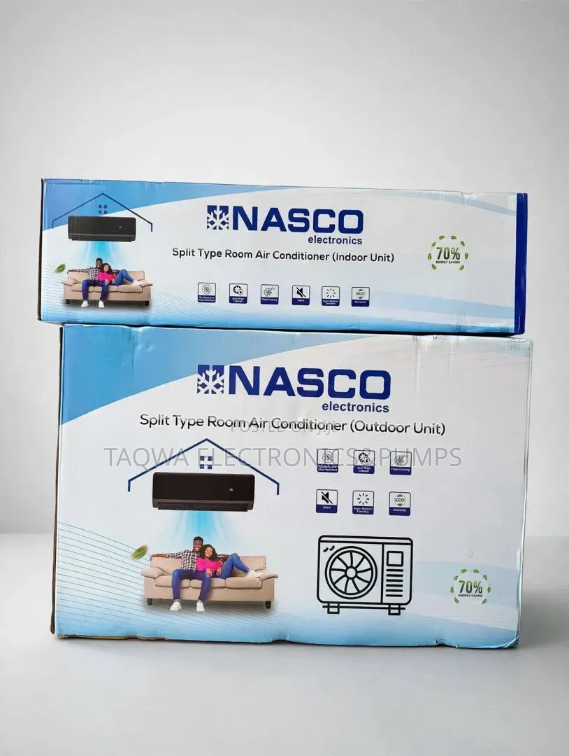 2026 Black Nasco 1.5hp Air Conditioner