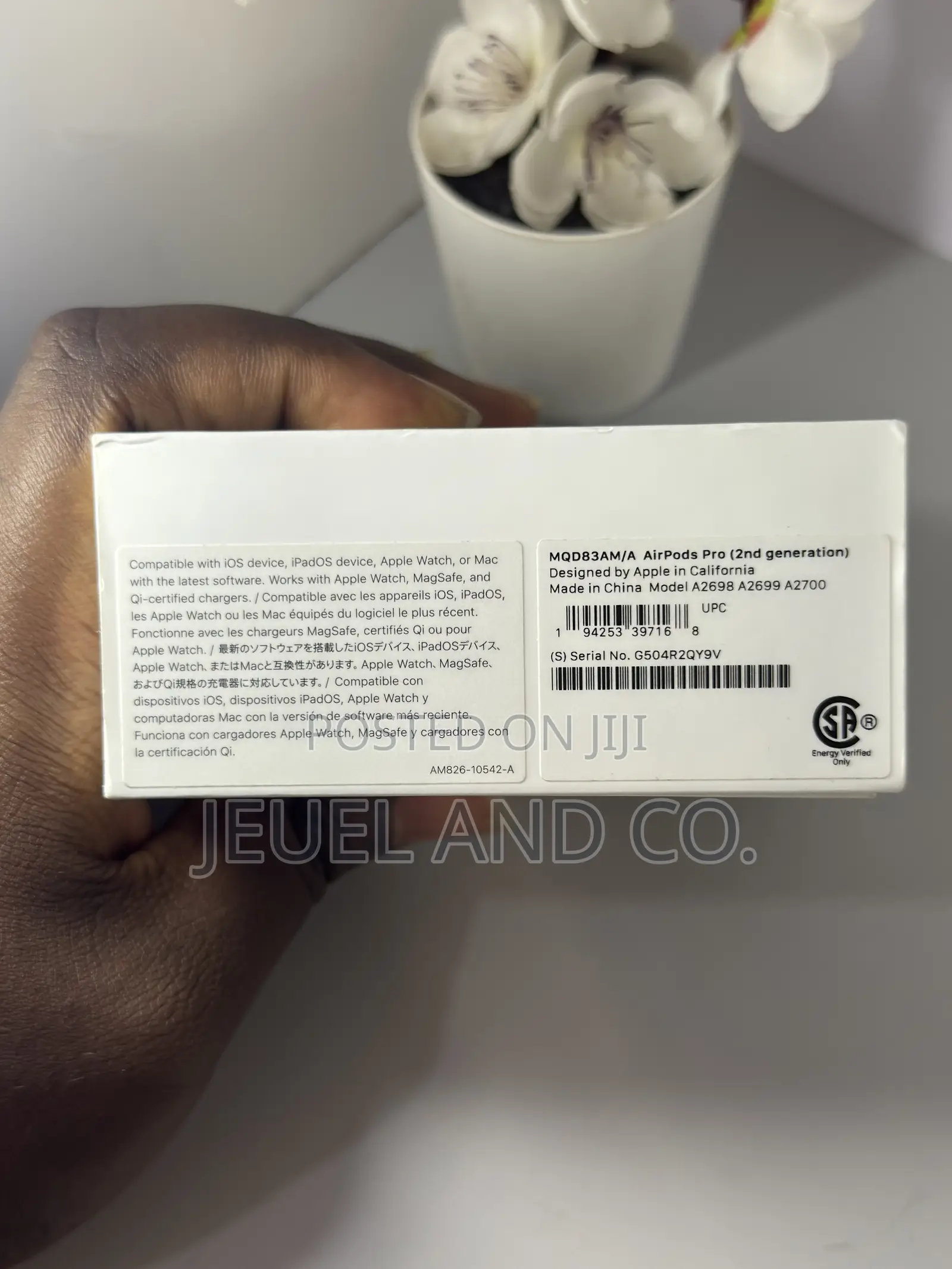 Authentic Apple Airpods Pro 2nd Gen. Lightning (Read Description)