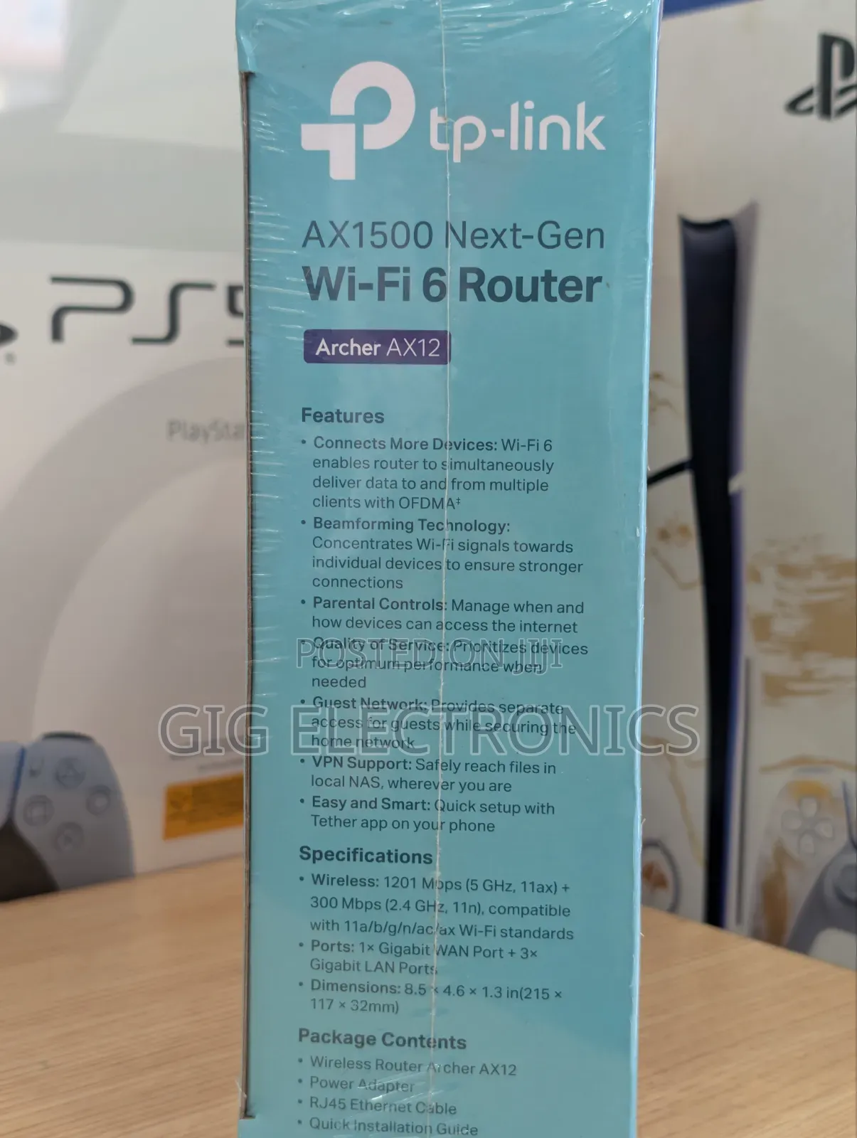 TP-Link Archer AX12 WiFi 6 Router AX1500 1xGb WAN