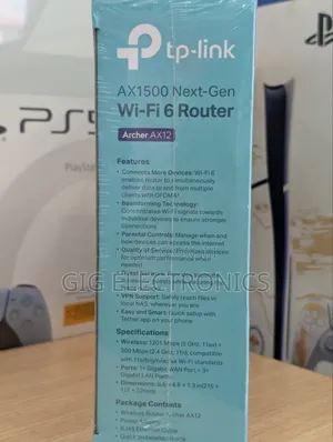 TP-Link Archer AX12 WiFi 6 Router AX1500 1xGb WAN