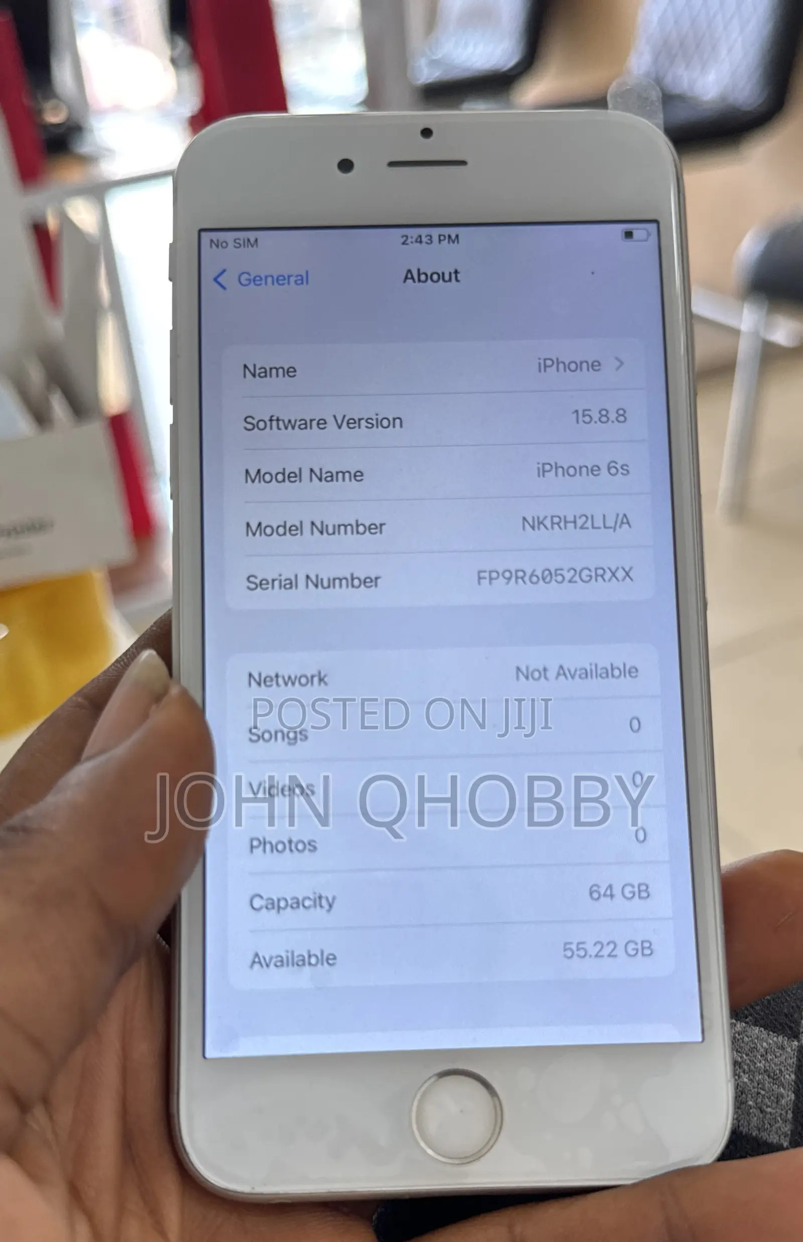 Apple iPhone 6s 64 GB Silver