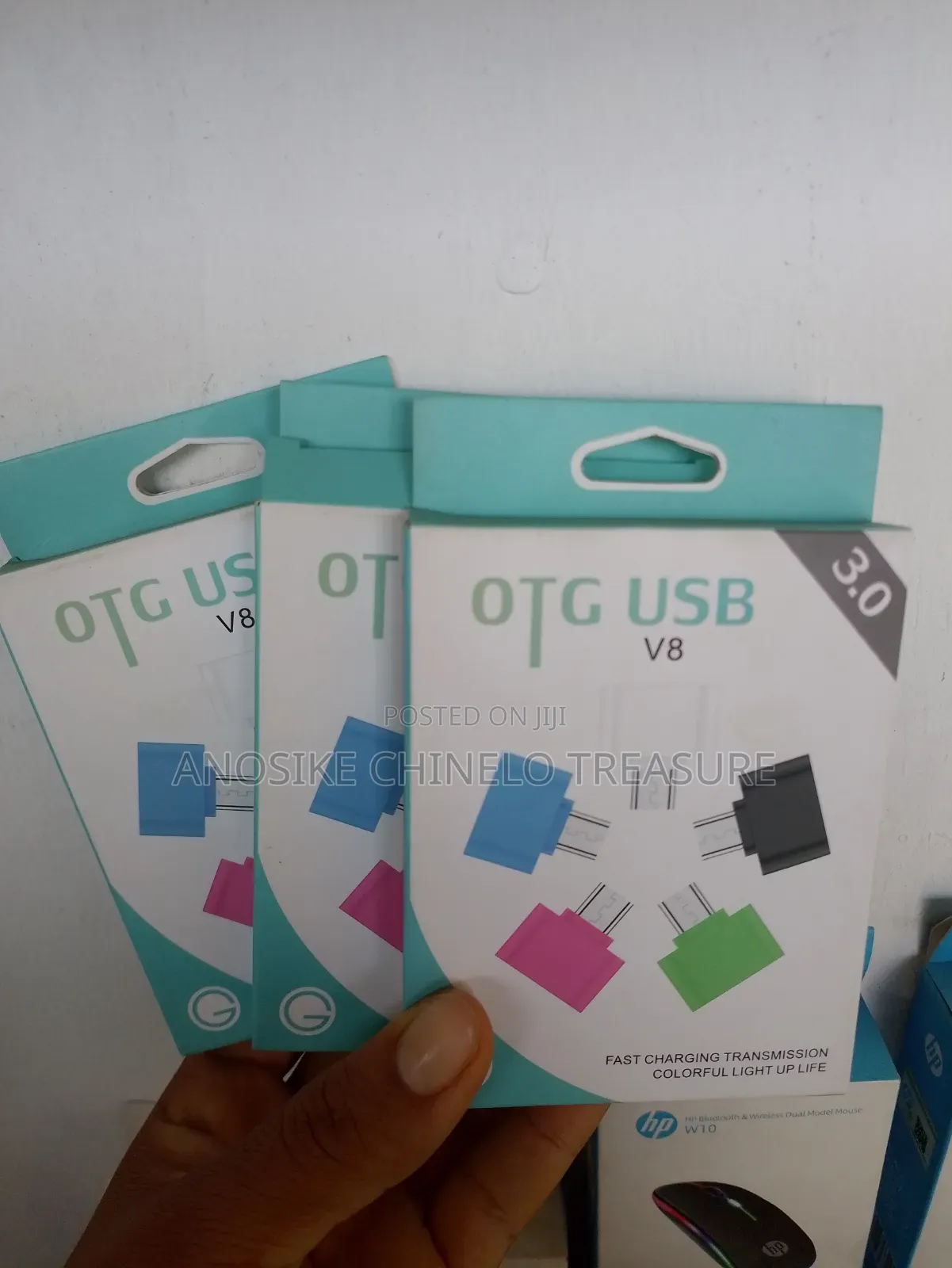 USB Type-C Male to Type-C Female Adapter(Otg)+ USB