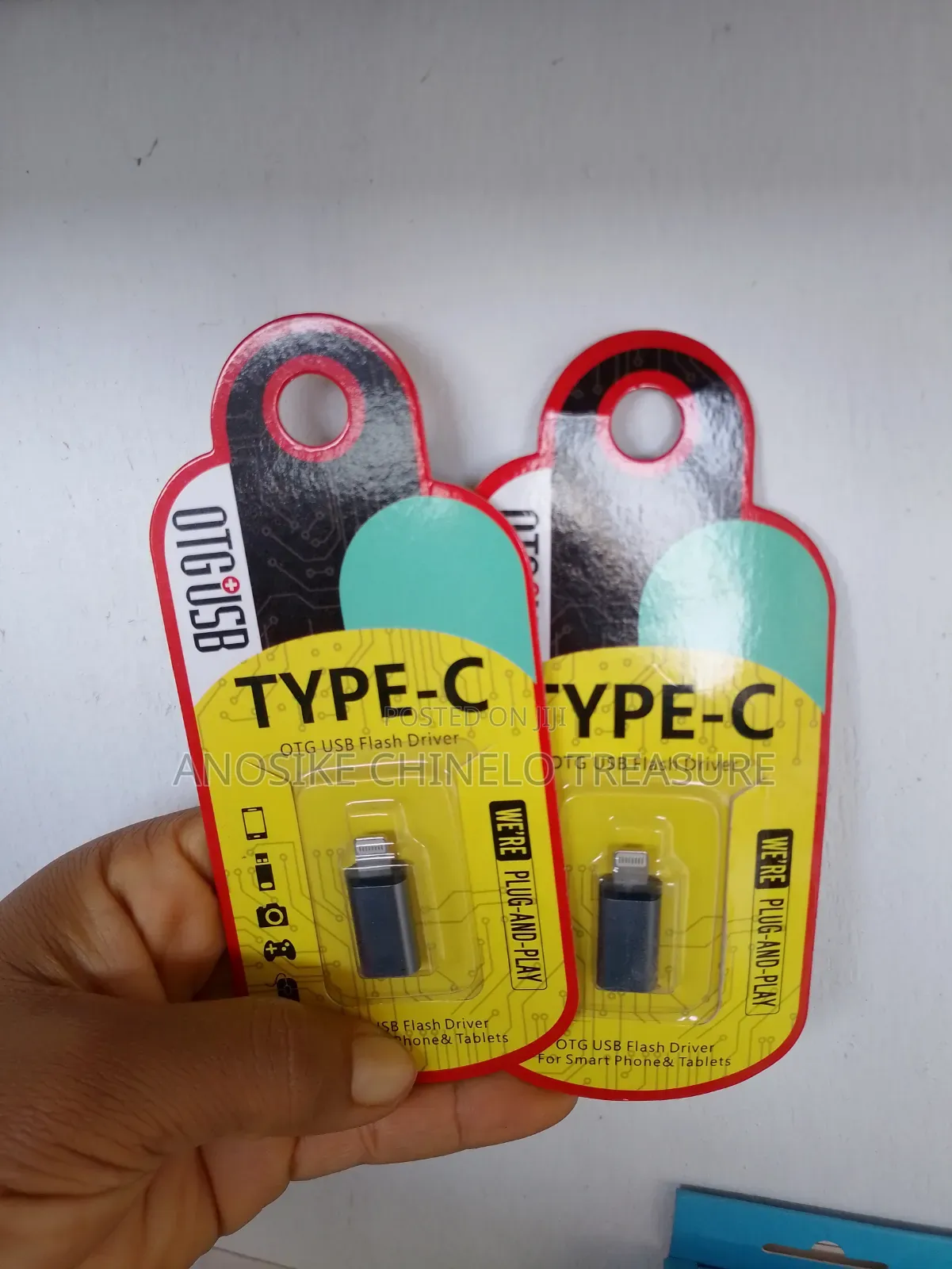 USB Type-C Male to Type-C Female Adapter(Otg)+ USB