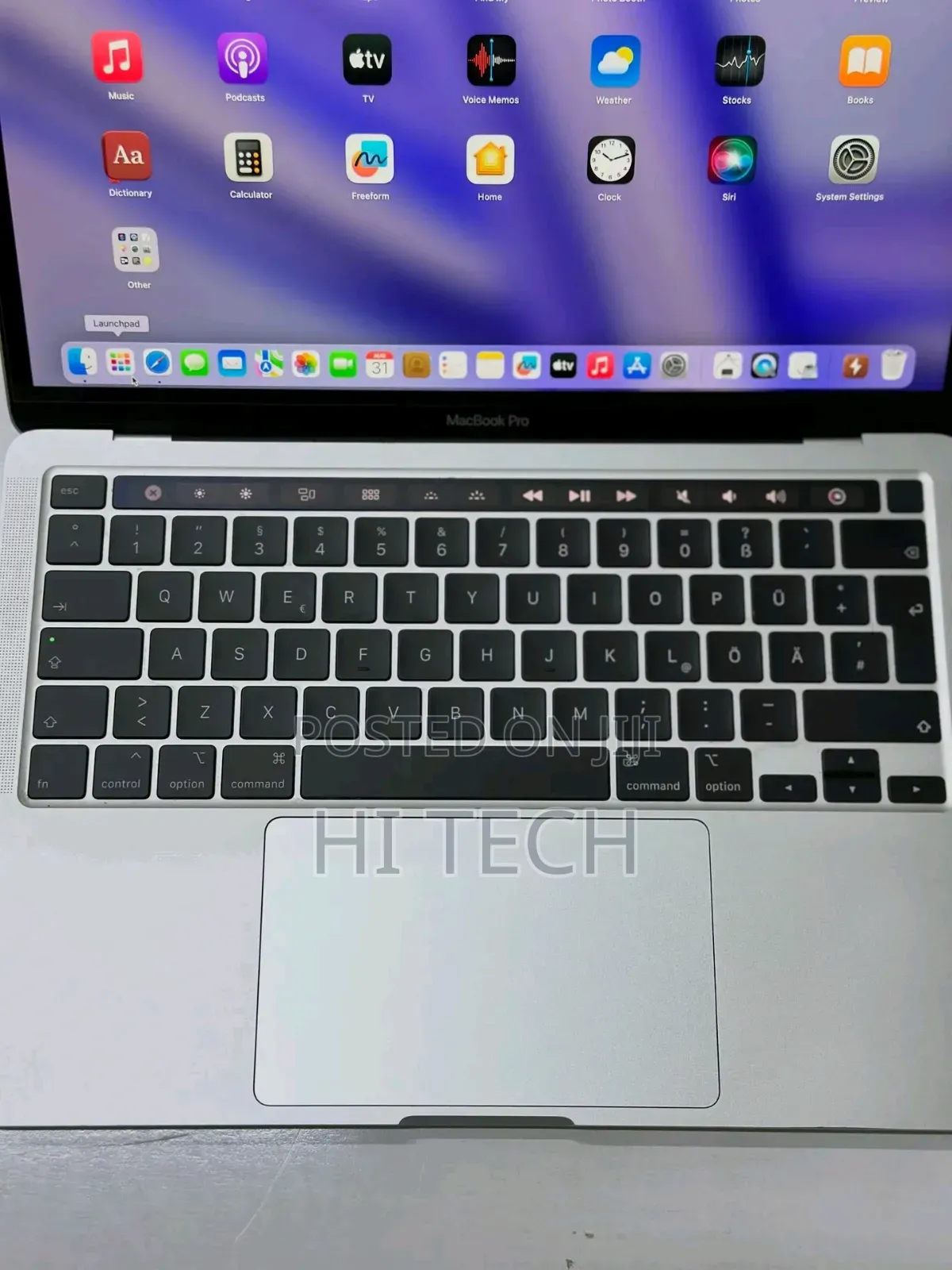 Laptop Apple MacBook Pro 2020 32GB Intel Core i7 SSD 512GB