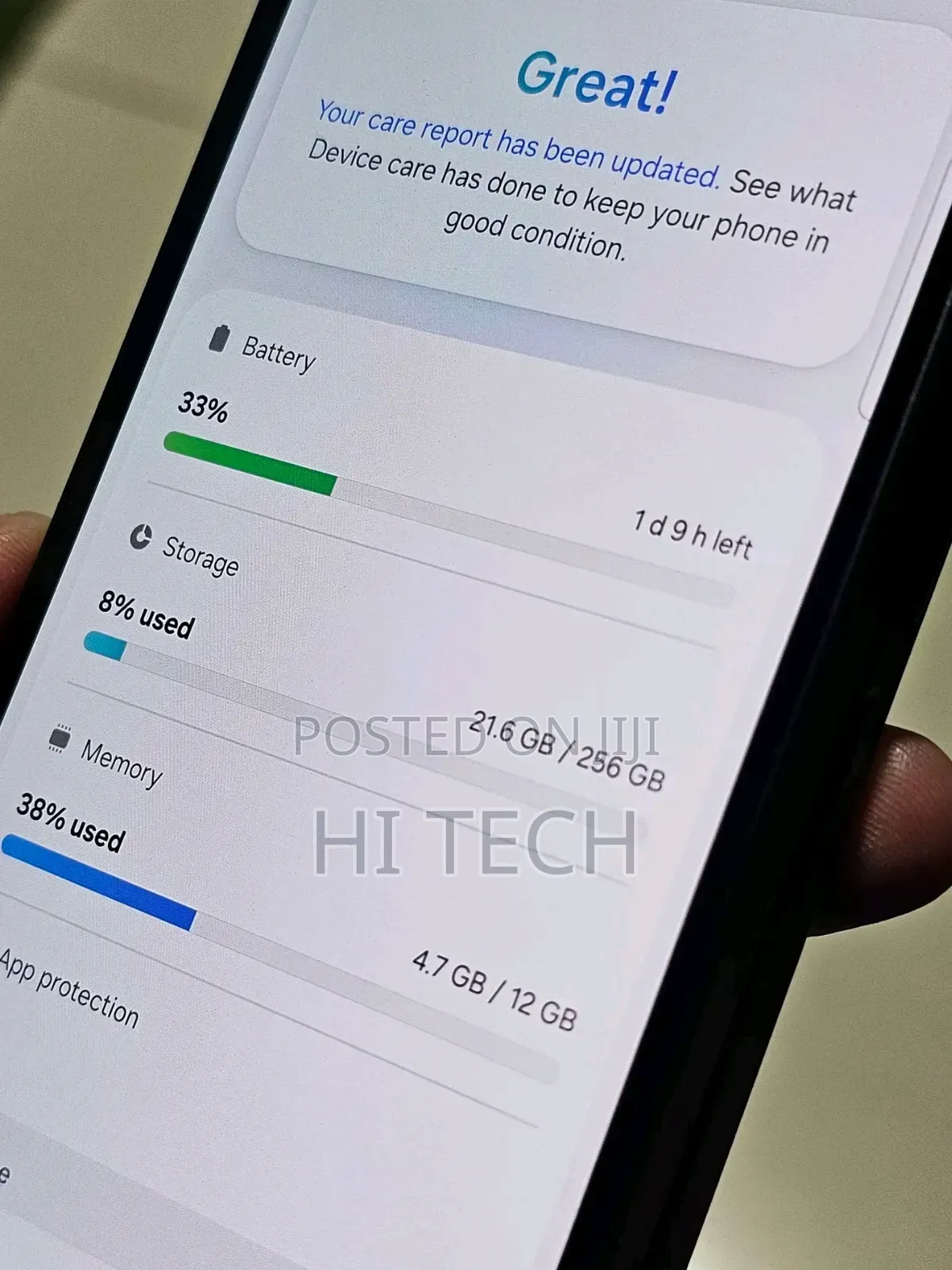 Infinix Note Edge 256 GB Green