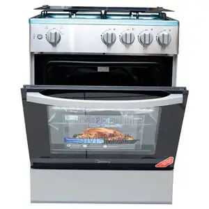 Midea 4 Burner 60 X 60cm Gas Cooker With Grill (24tmg4g081-S)