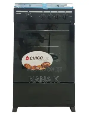 Brand New Chigo 4-Burner Standing Gas Cooker With Oven