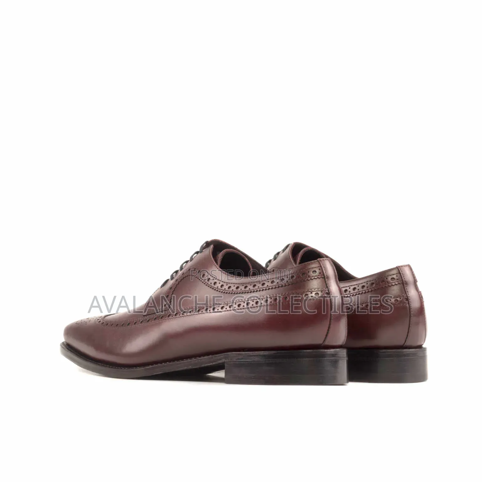 Johnston and Murphy Burgundy Brogues Shoes Size 41.5