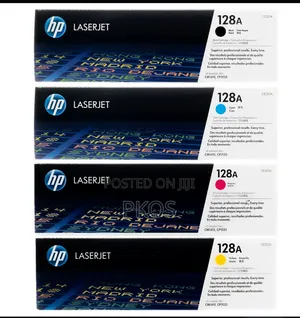 HP 128A (BLACK,CYAN,MAGENTA,YELLOW) Original LaserJet Toner Cartridges