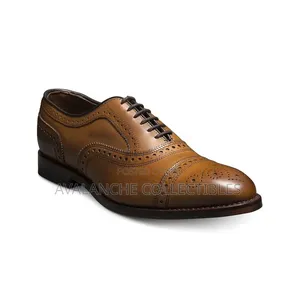 Allen Edmonds Strand Captoe Oxford Brogues Shoes Size 41.5