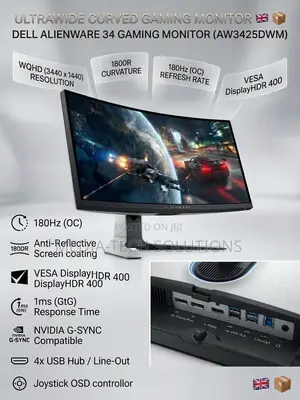 Brand New Alienware Curved Monitor Aw3425dwm
