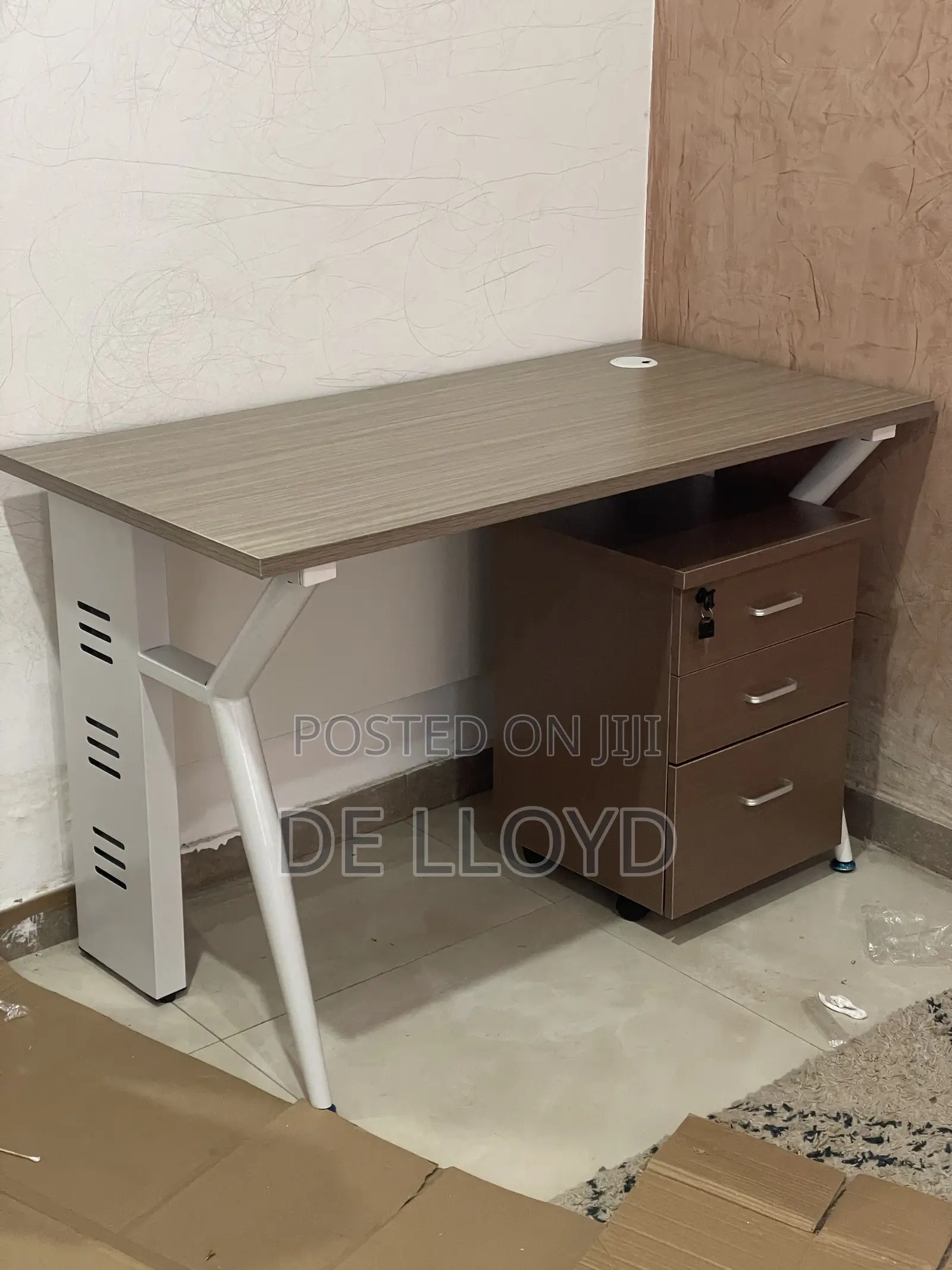 120 Cm by 60 Cm Table With Cabinets