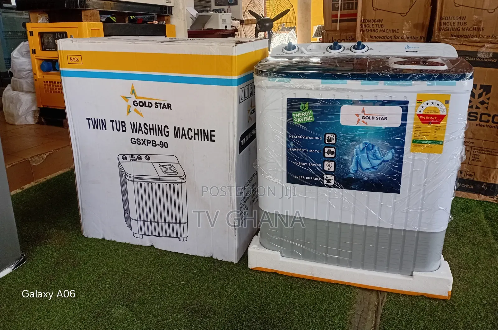 Clean More Clothes With the Spacious Gold Star 9KG Twin Tub9kg