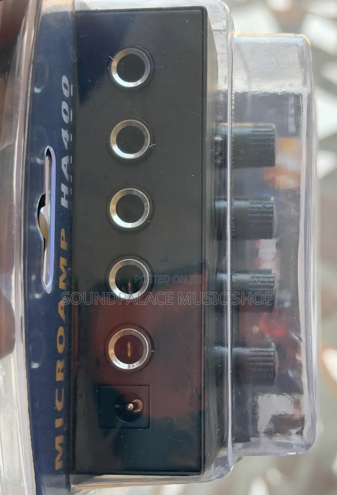 Behringer MicroAMP HA400 4-Channel Stereo Headphone Amplifier.