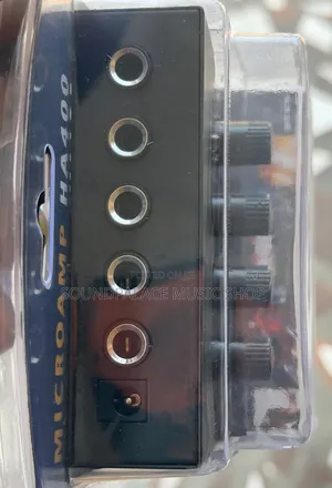 Behringer MicroAMP HA400 4-Channel Stereo Headphone Amplifier.