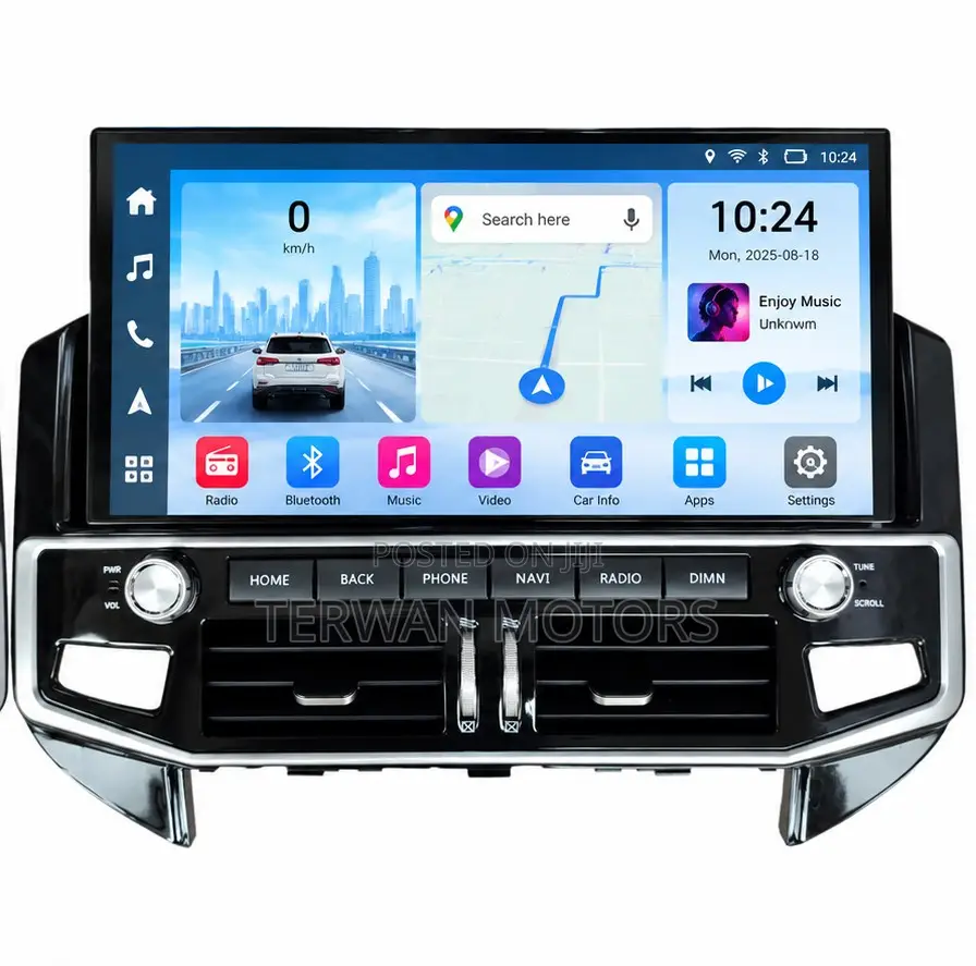 Tesla-Style Android Screen for Mitsubishi Pajero 2008 to 2022