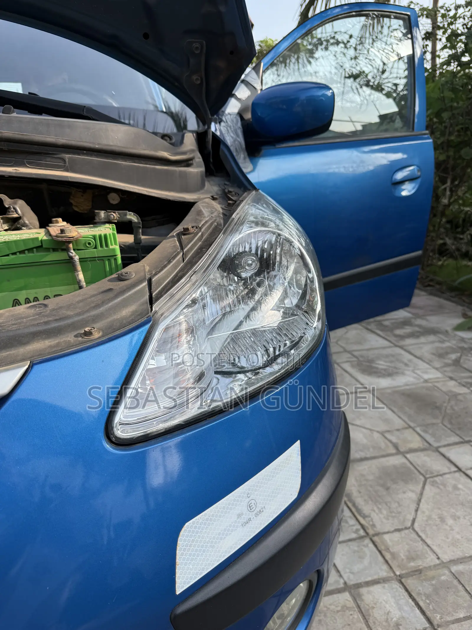 Hyundai I10 2008 Blue