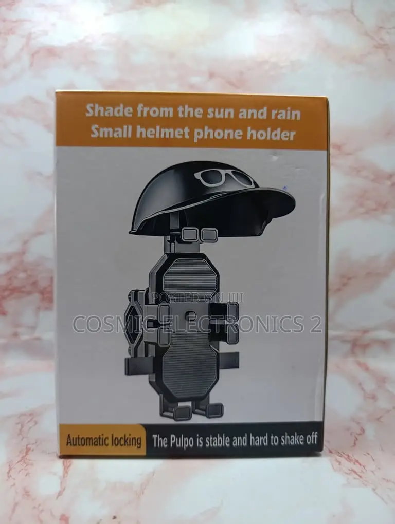 Helmet Style 360° Rotatable Anti-Shake Mobile Phone Holder