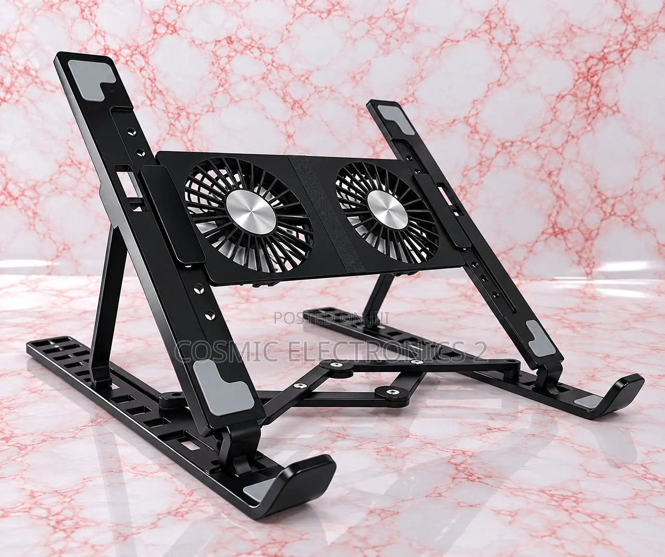 X3 Laptop Cooling Pad With Dual 14cm Fans and Adjustable Stand