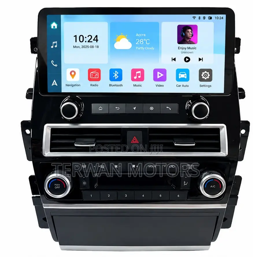 Tesla-Style Android Screen for Nissan Patrol / Infinity 2003 to 2017