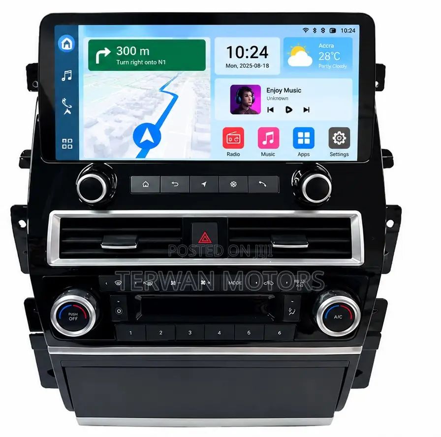 Tesla-Style Android Screen for Nissan Patrol / Infinity 2003 to 2017