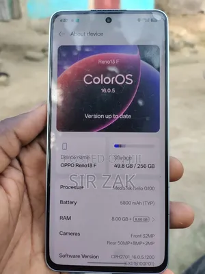 Oppo Reno13 F 256 GB Blue