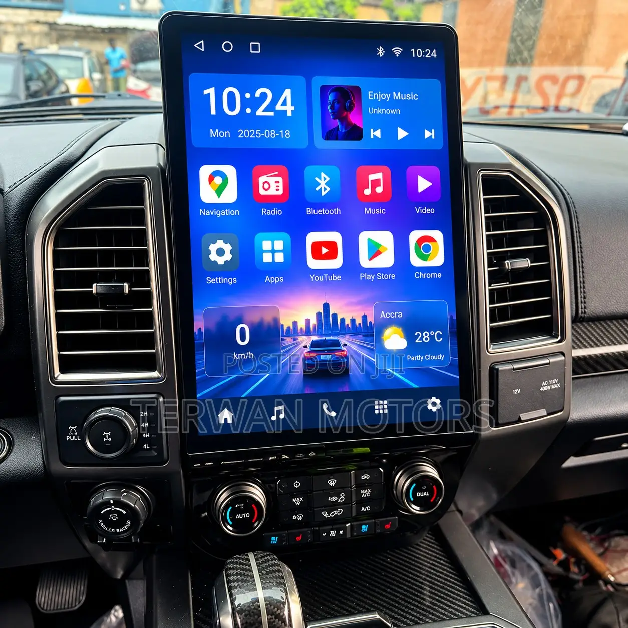 Tesla-Style Android Screen for Ford F150 2016 to 2021