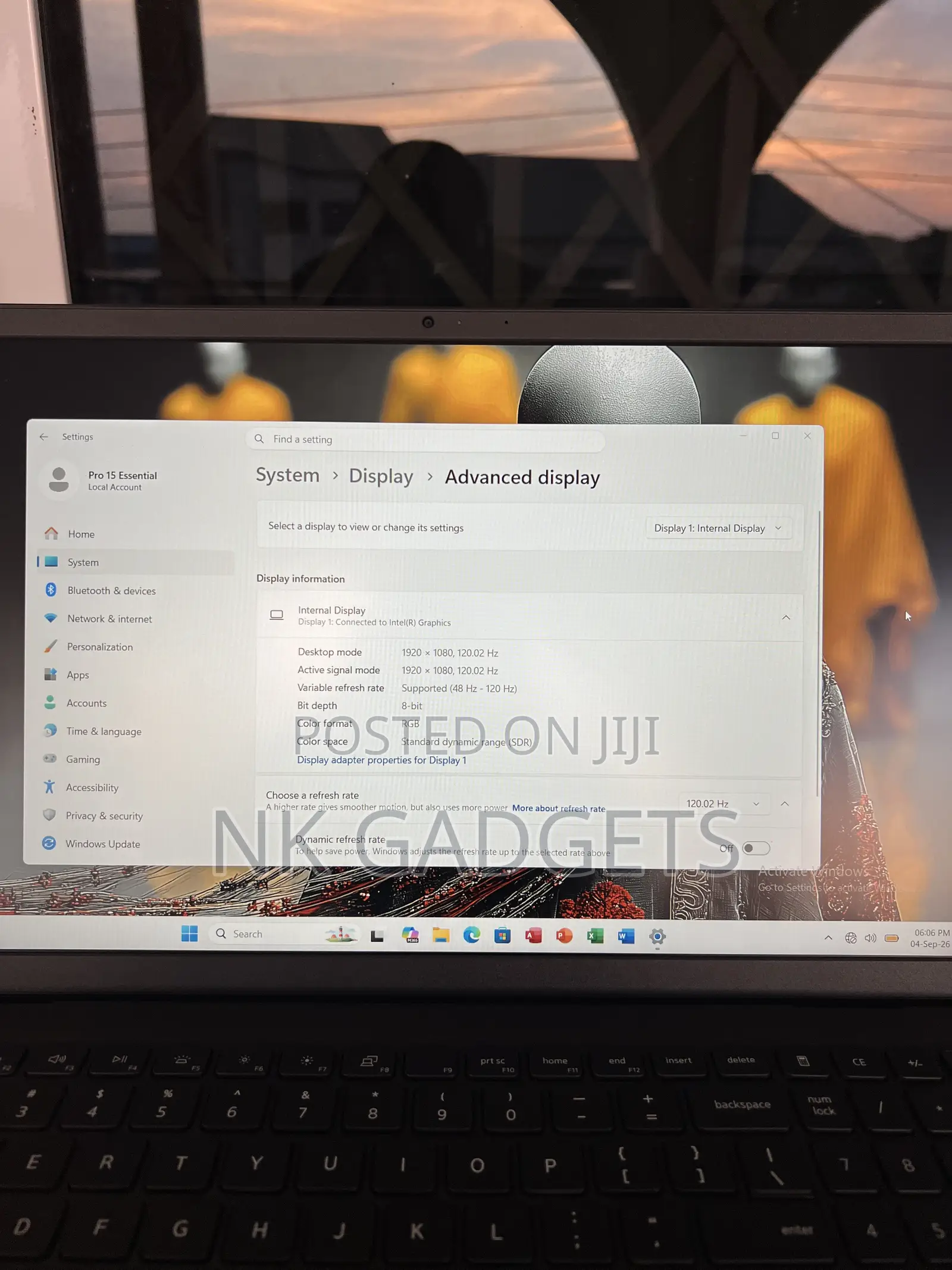 New Laptop Dell 8GB Intel Core 3 SSD 512GB
