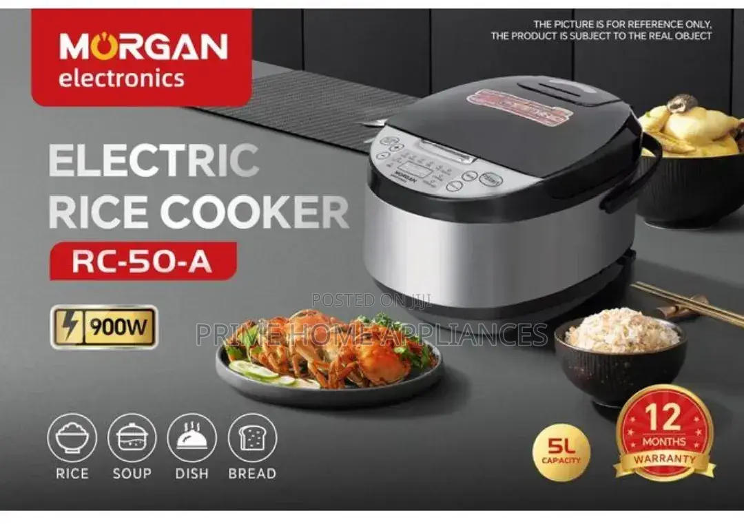 Morgan 5L Multifunctional Rice Cooker