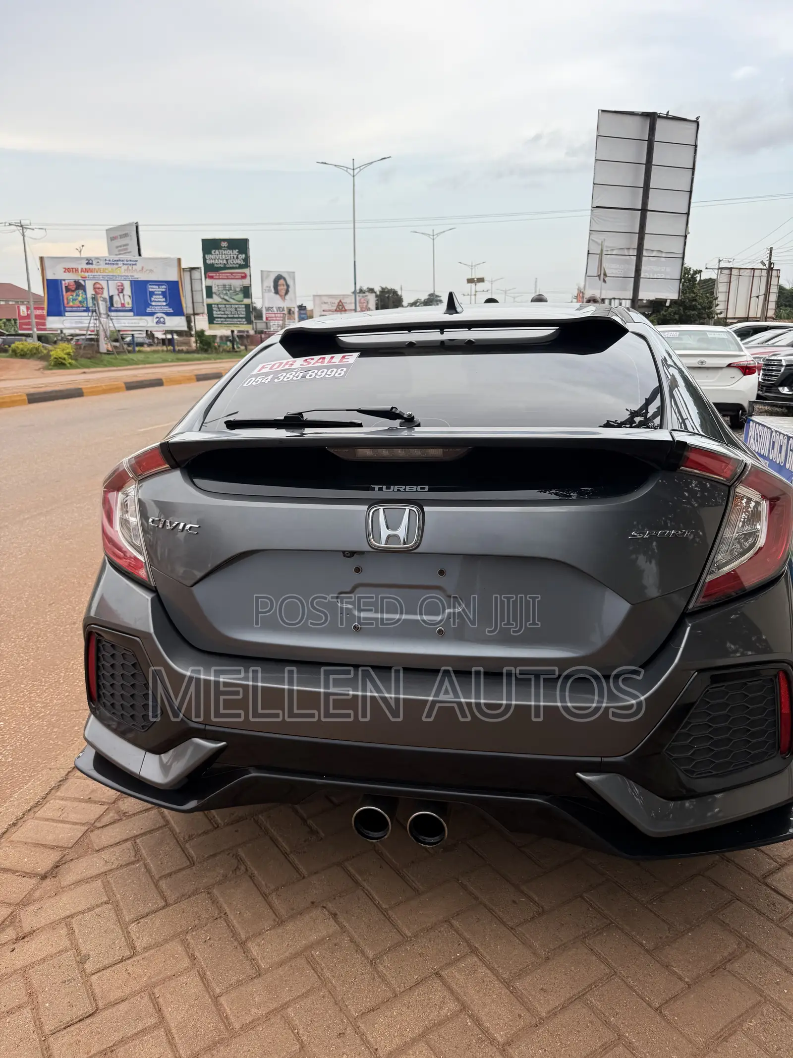 Honda Civic Sport 4dr Hatchback (1.5L 4cyl) 2017 Gray