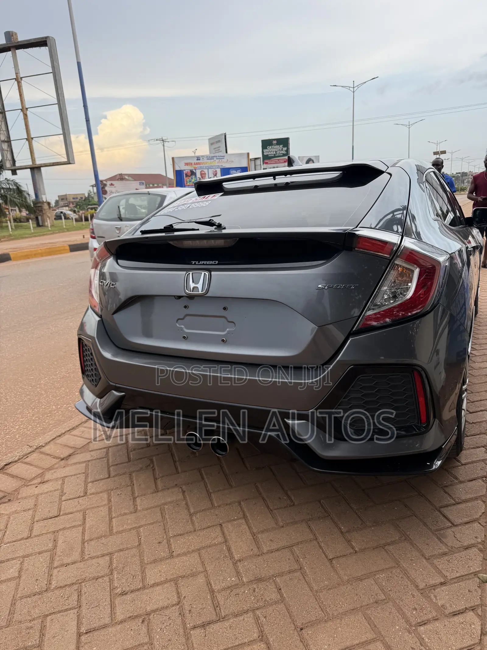 Honda Civic Sport 4dr Hatchback (1.5L 4cyl) 2017 Gray