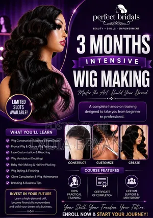 2 Months Intensive Wig Making