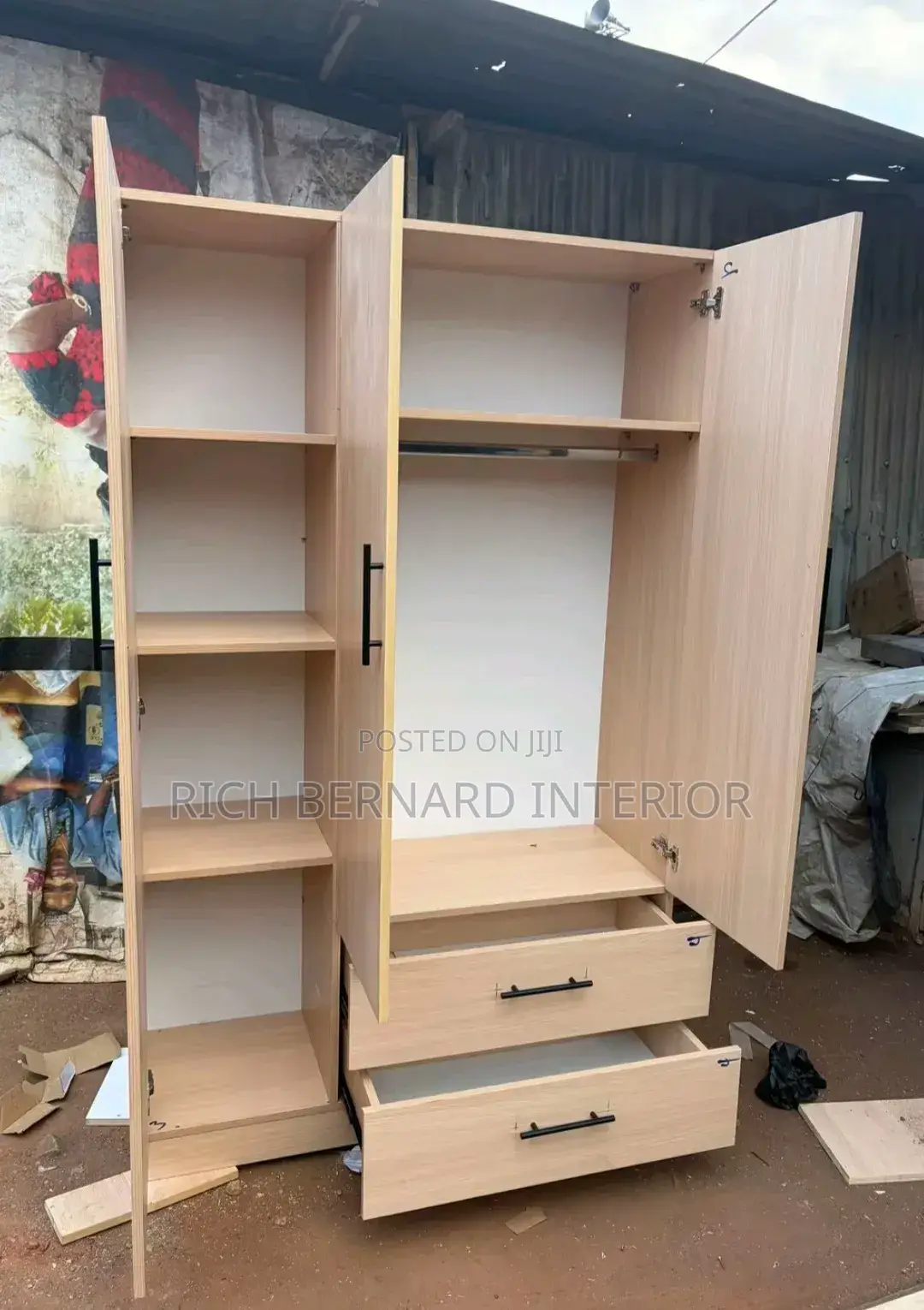4feet by 6feet Laminated Wardrobe