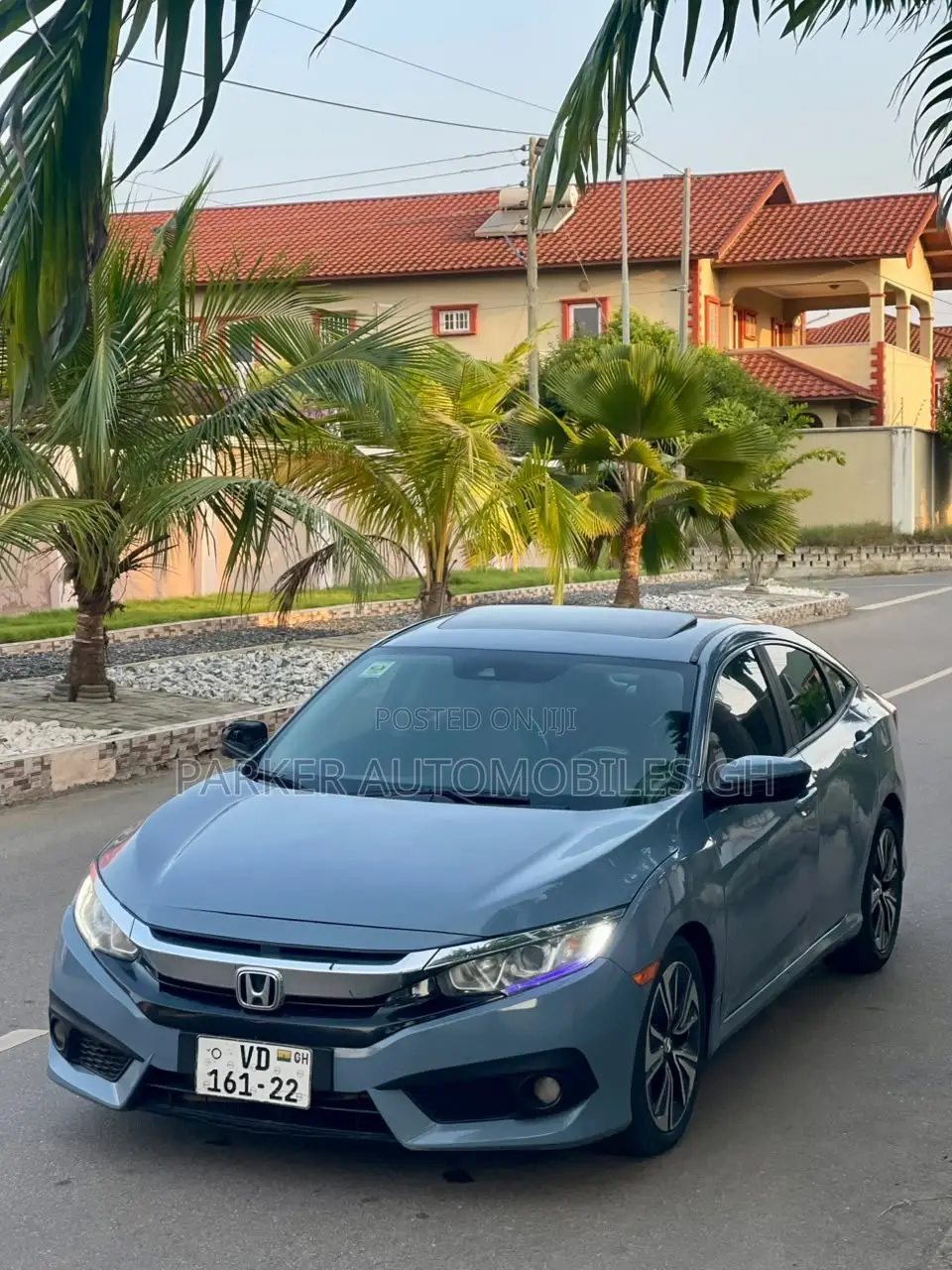 Honda Civic EX-L Sedan 2018 Gray