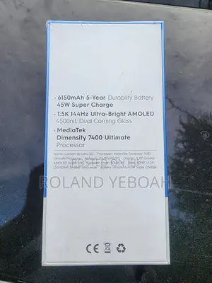 New Tecno Camon 50 Ultra 512 GB Black