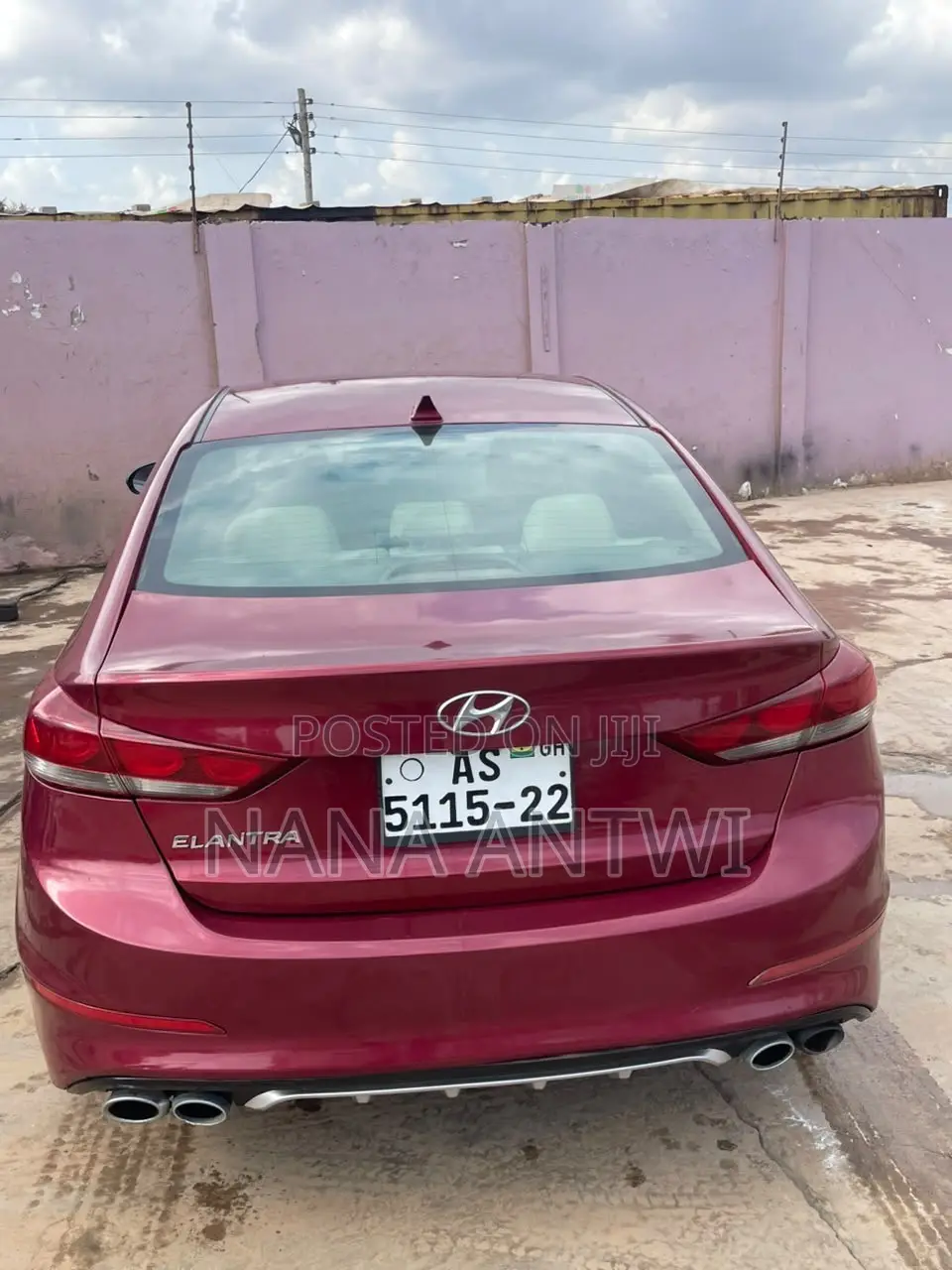 Hyundai Elantra ECO Sedan FWD (1.4L 4cyl 7A) 2017 Red