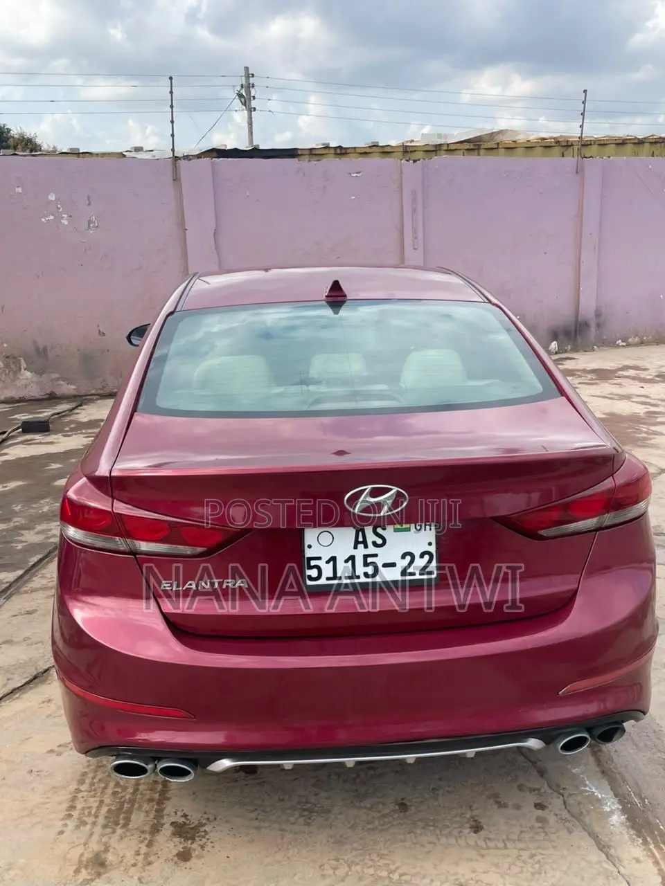Hyundai Elantra ECO Sedan FWD (1.4L 4cyl 7A) 2017 Red