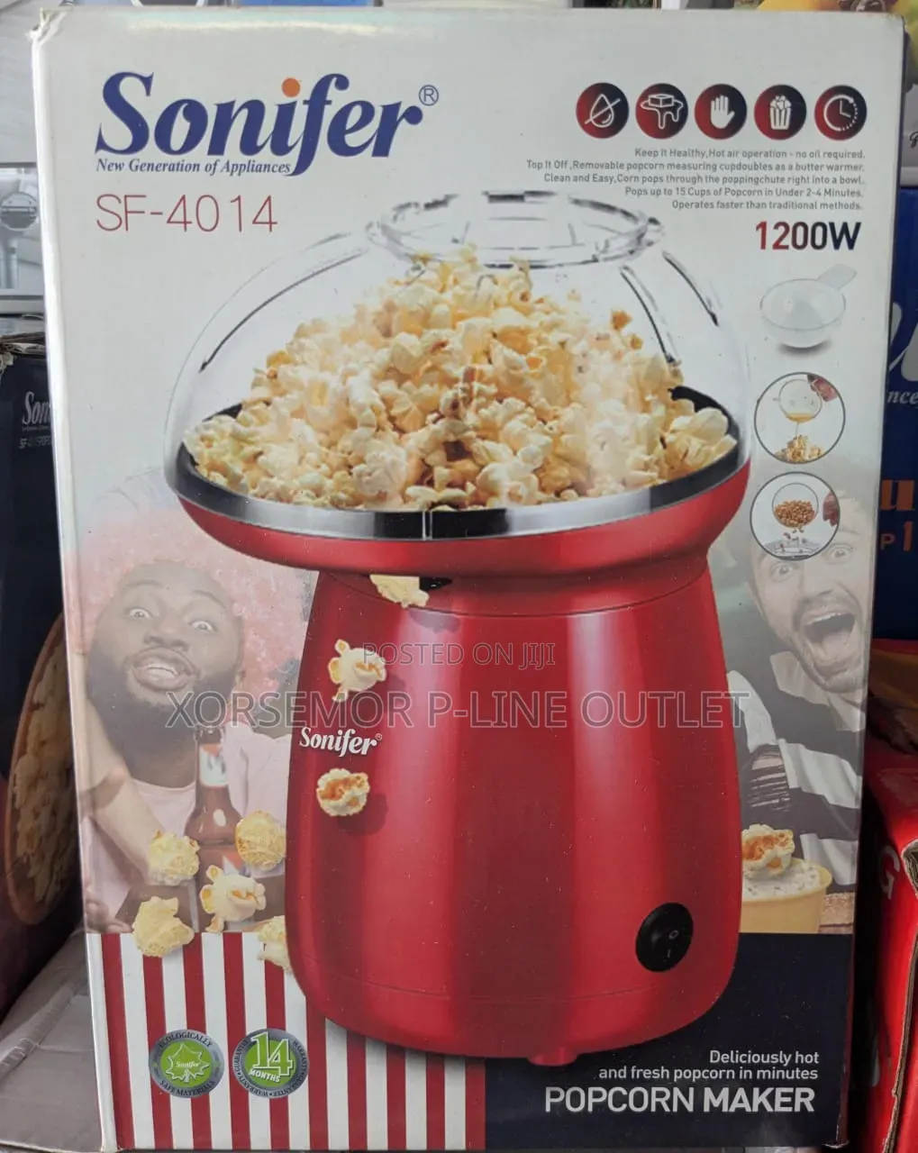 Sonifer Hot Air Popcorn Maker