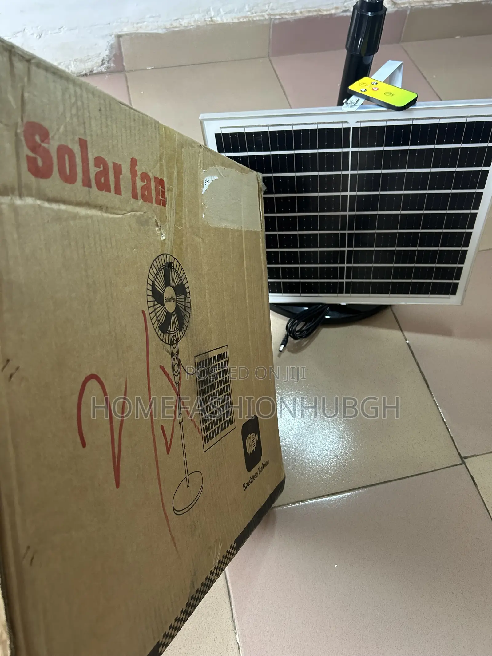 Solar Rechargeable Fan
