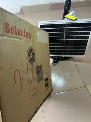 Solar Rechargeable Fan