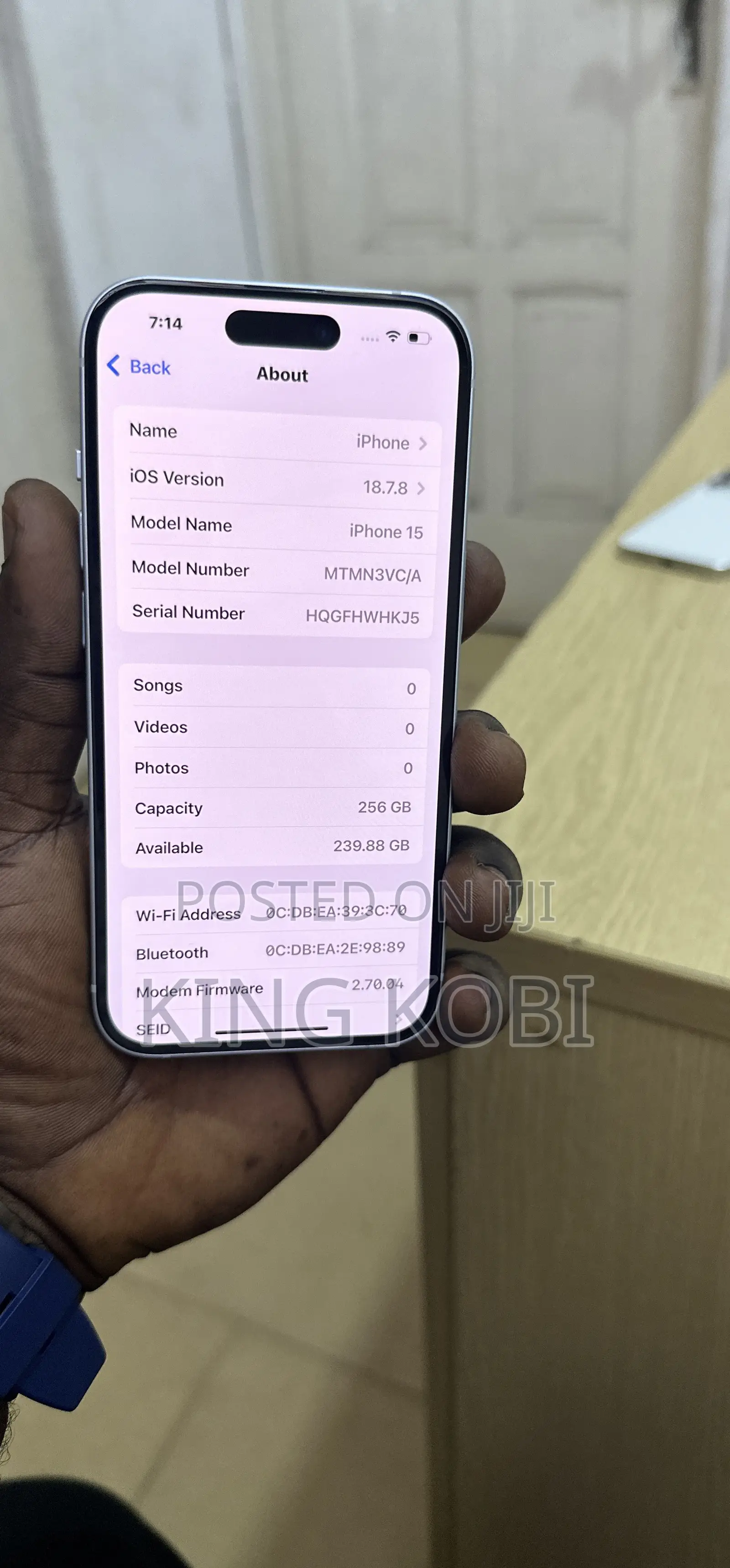 Apple iPhone 15 256 GB White