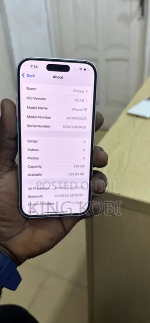Apple iPhone 15 256 GB White