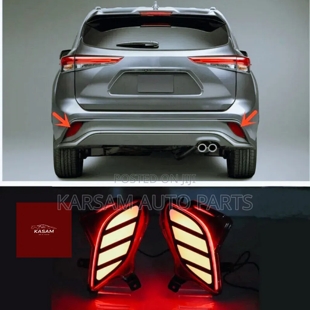 Highlander 2022 Back Bumper Reflector Led Type