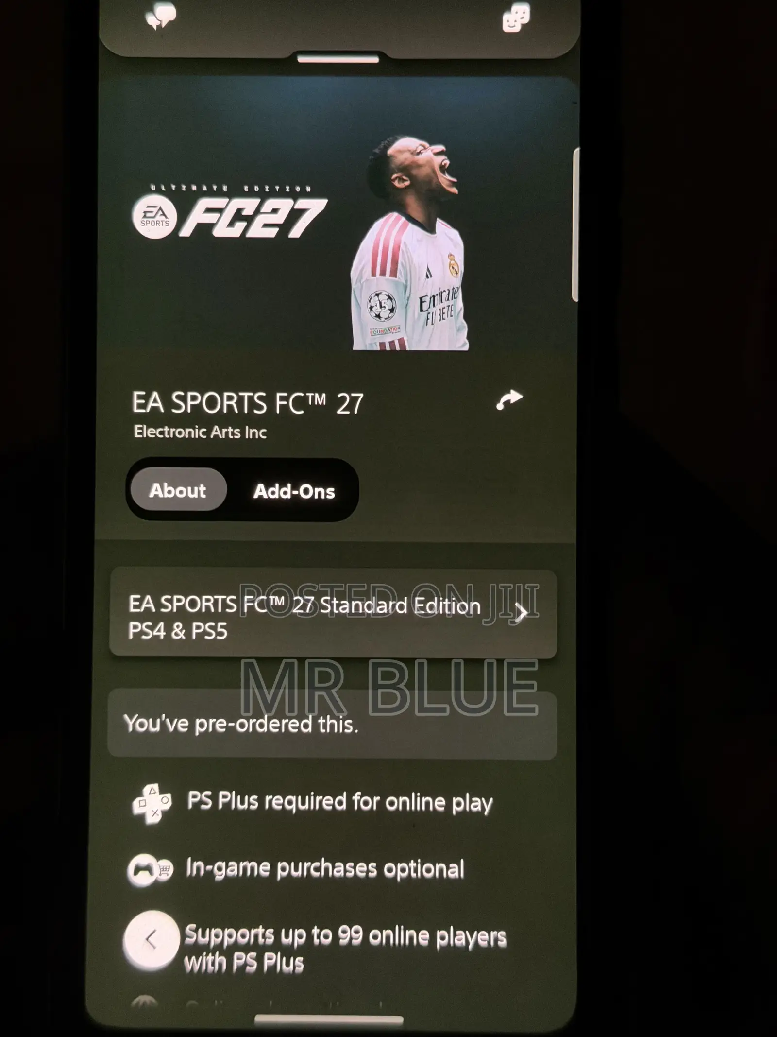 Fc27 Ps4 Slot